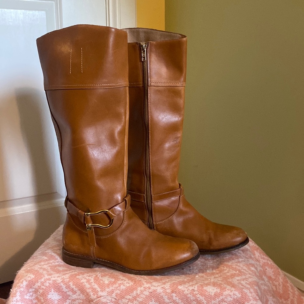 Sperry Leather Boots - size 8